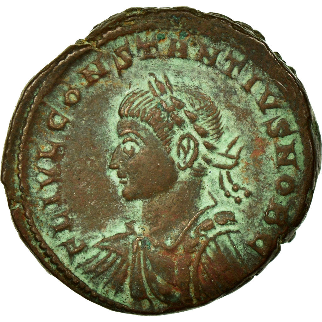 Constantius II, Nummus, Trier, Cobre, MBC+, Cohen:167