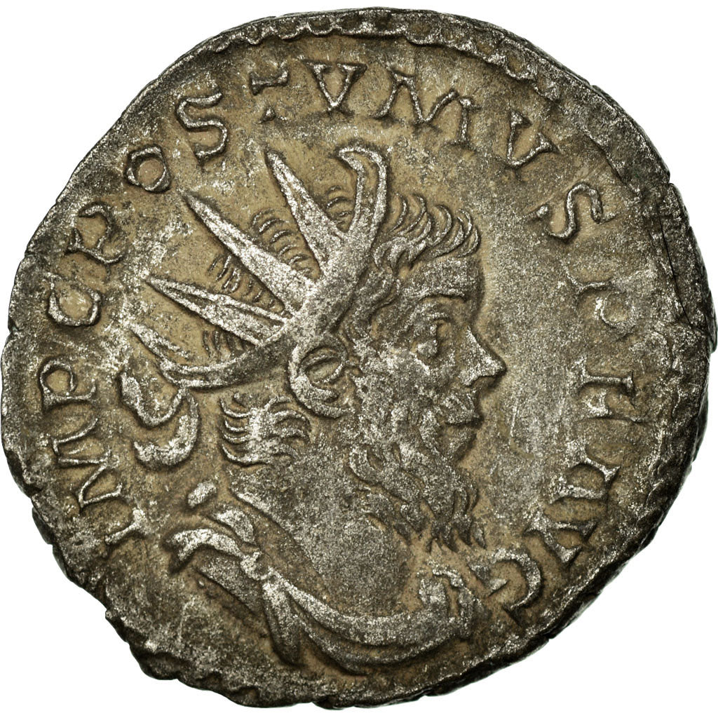 Postumus, Antoninianus, 260-269, Trier or Cologne, Billon, EF(40-45), Cohen:199