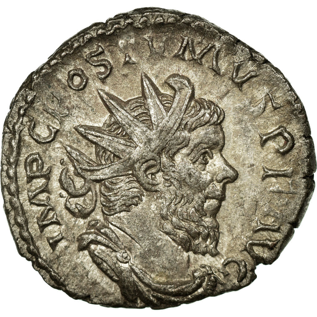 Postumus, Antoninianus, 260-269, Trier or Cologne, Billon, EF(40-45), Cohen:199