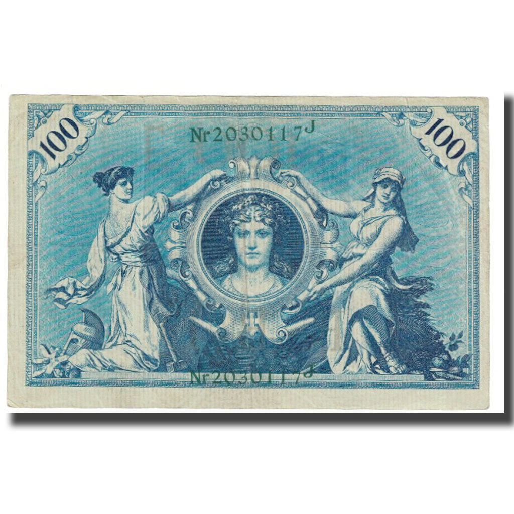 Geldschein, Deutschland, 100 Mark, 1908, 1908-02-07, KM:34, SS