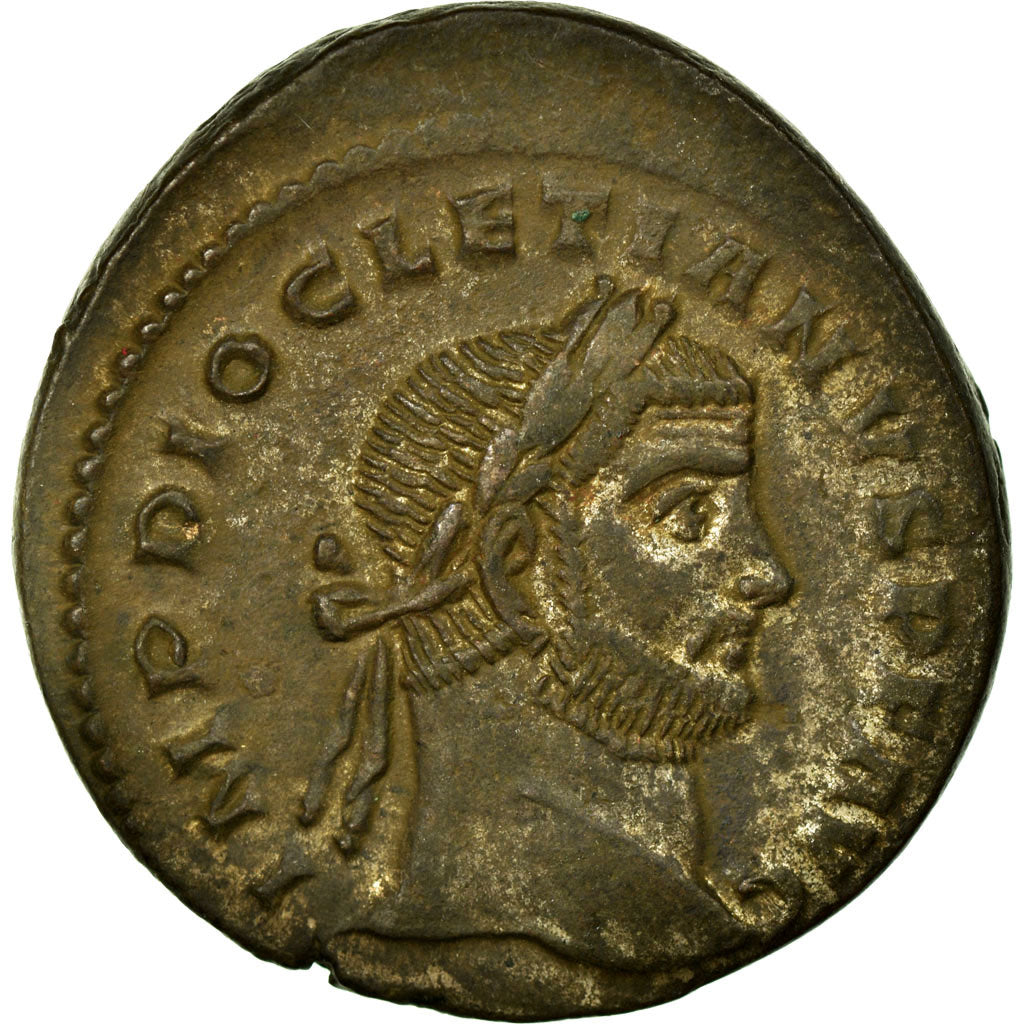Diocletian, Follis, Trier, Copper, AU(50-53), Cohen:94