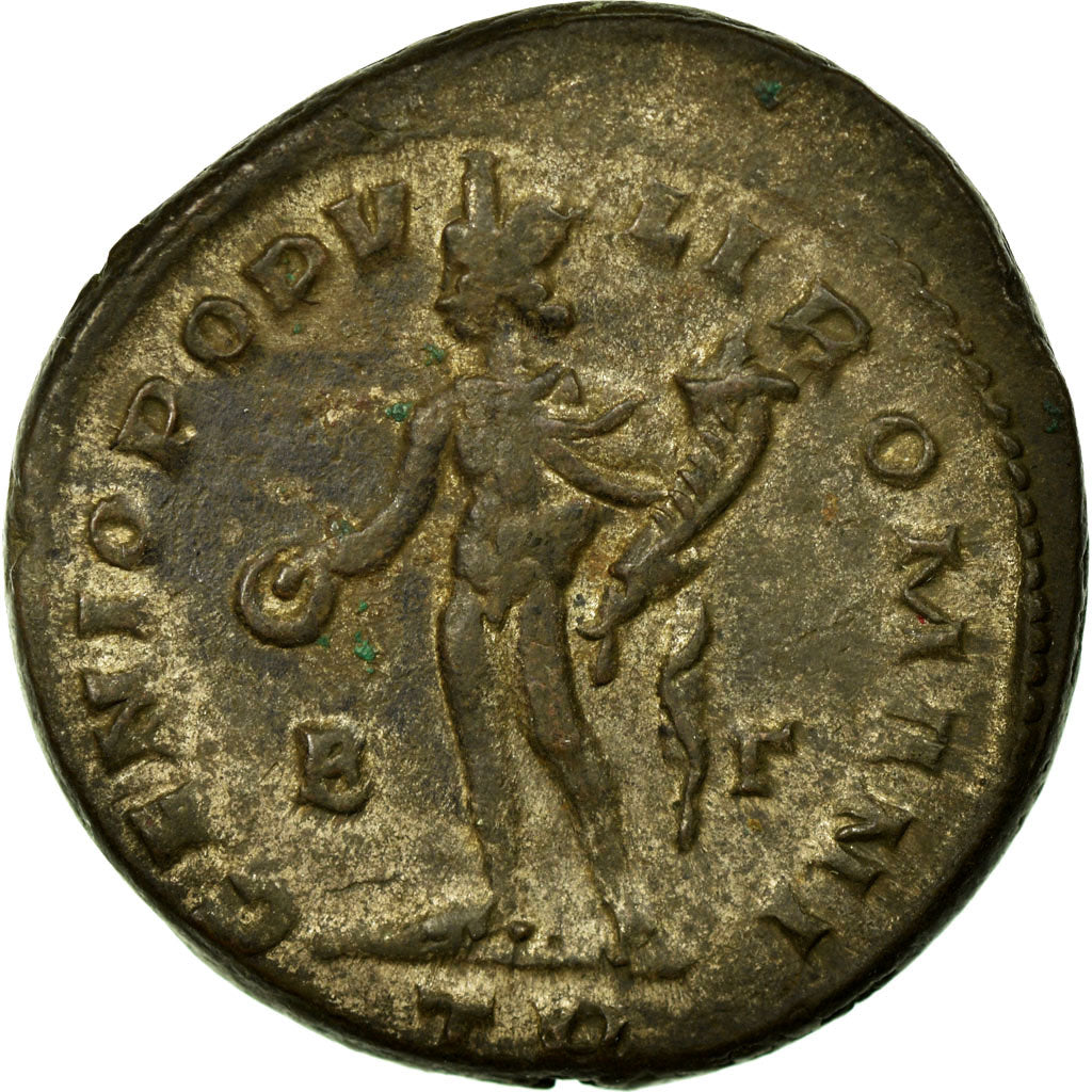 Diocletian, Follis, Trier, Copper, AU(50-53), Cohen:94