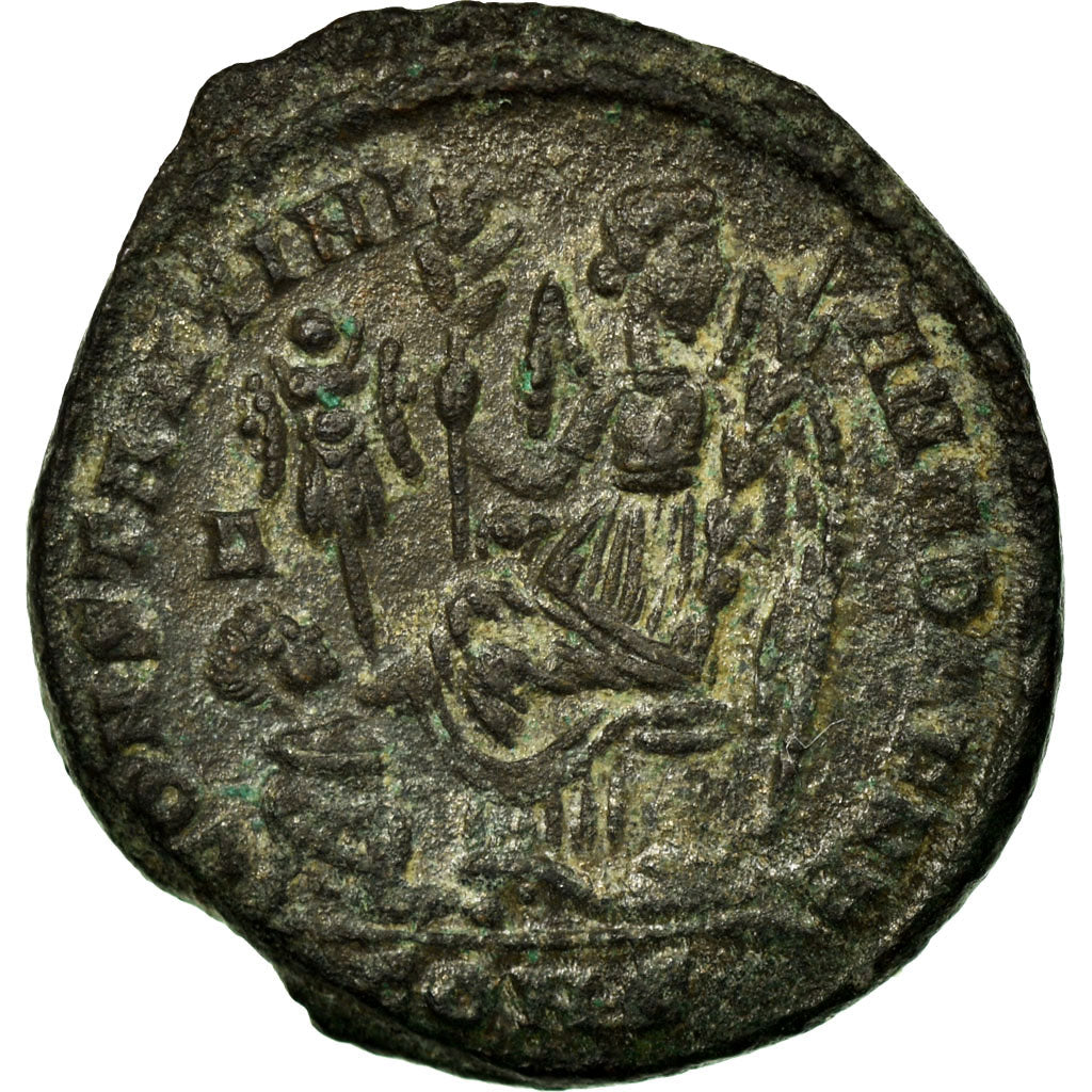 Constantine I, Nummus, Constantinople, Copper, EF(40-45), Cohen:92