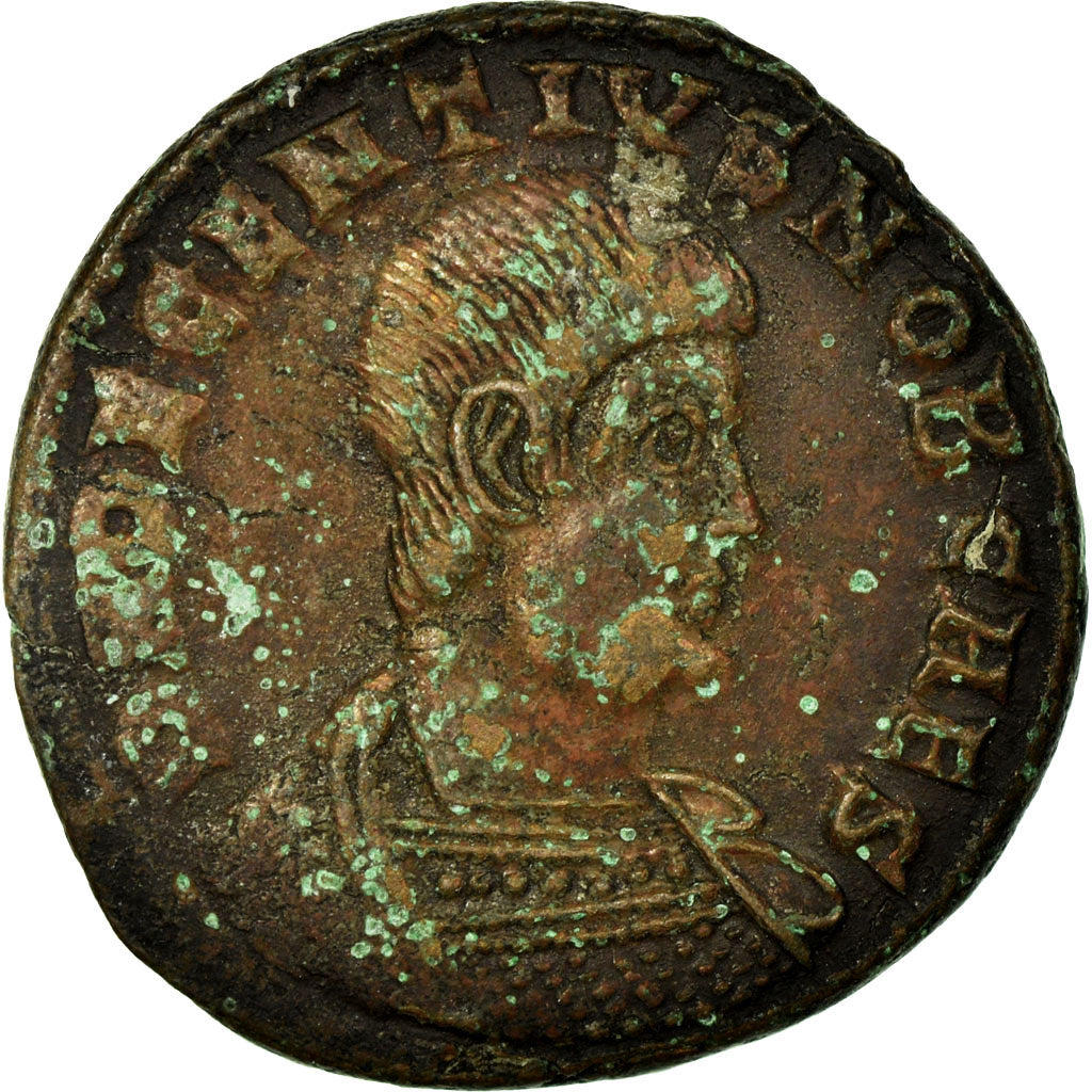 Decentius, Maiorina, Siscia, Copper, EF(40-45), Cohen:21