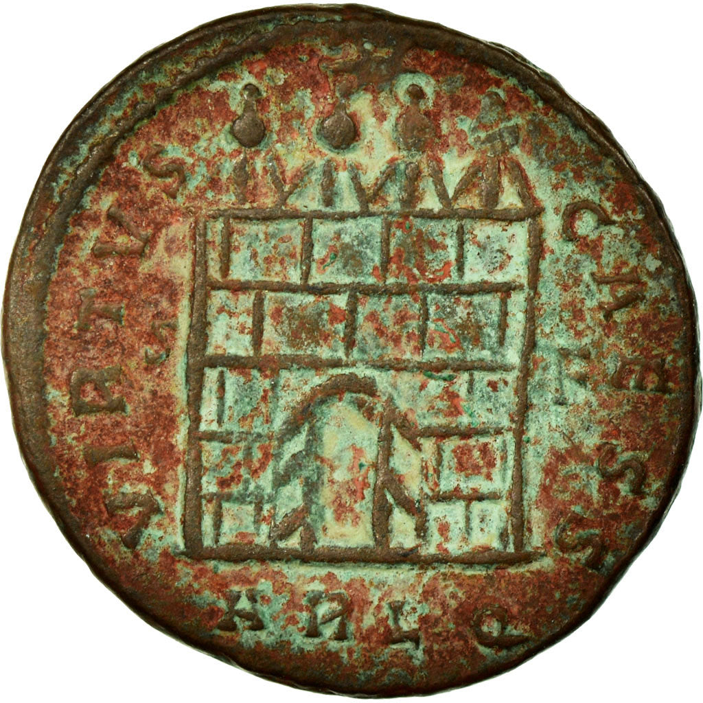 Constantius II, Nummus, Arles, Copper, AU(50-53), Cohen:314