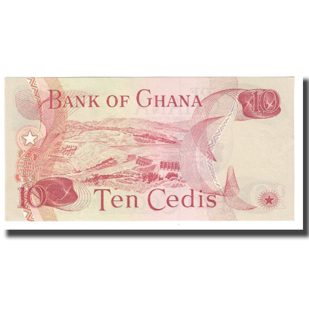 Banknote, Ghana, 10 Cedis, 1977, 1977-01-02, KM:16e, UNC(65-70)