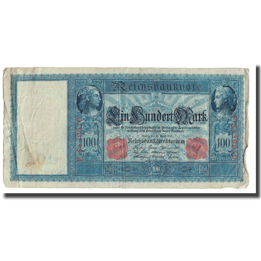 Banknote, Germany, 100 Mark, 1910, 1910-04-21, KM:42, EF(40-45)