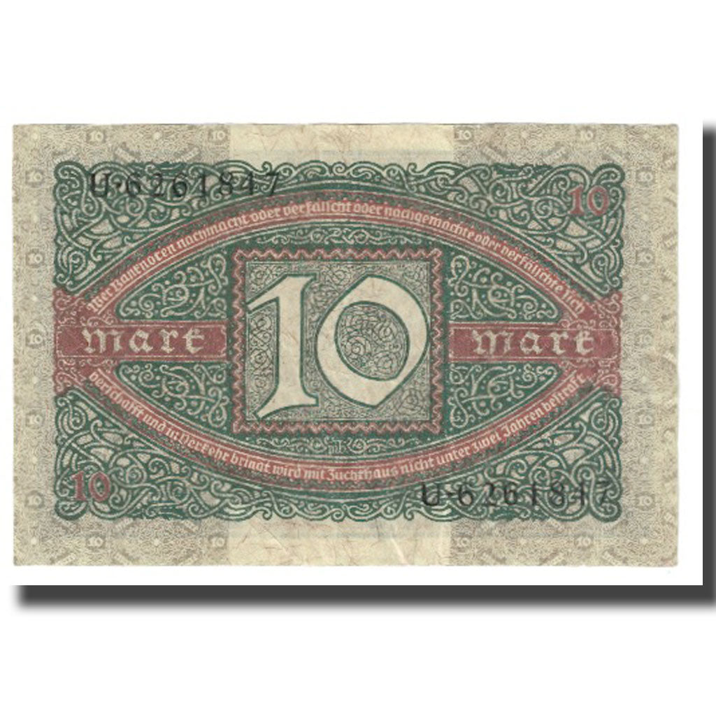 Banknote, Germany, 10 Mark, 1920, 1920-02-06, KM:67a, AU(55-58)
