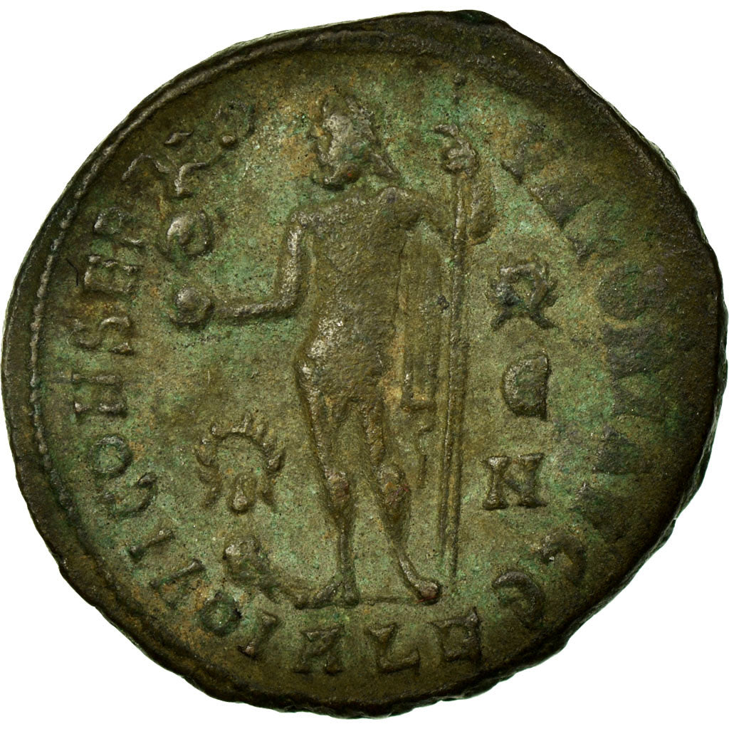 Constantine I, Nummus, Alexandria, Copper, AU(50-53), Cohen:299