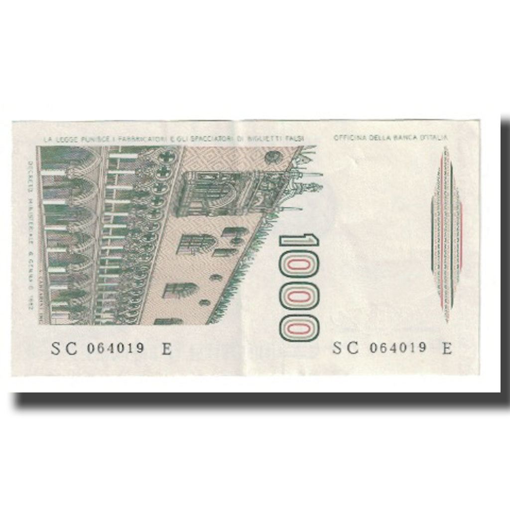 Billet, Italie, 1000 Lire, 1982, 1982-01-06, KM:109a, SPL