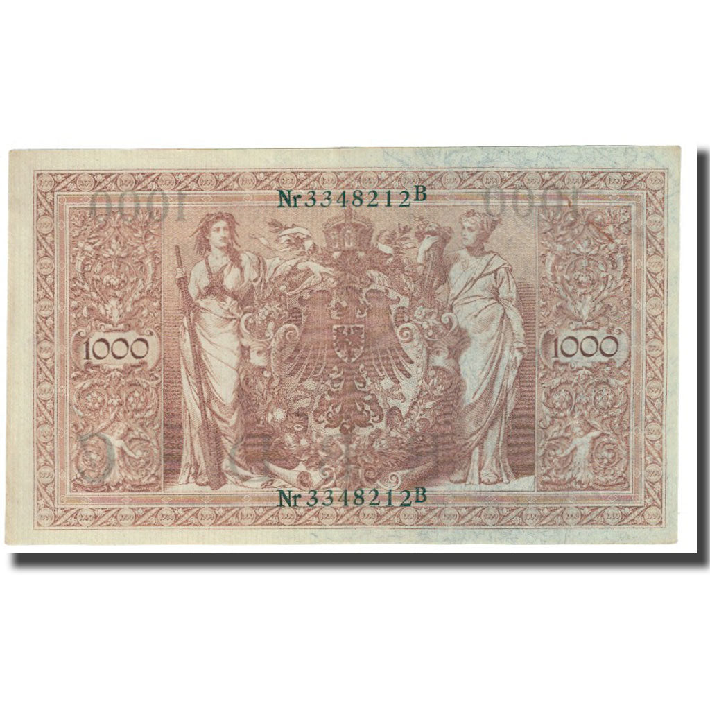 Geldschein, Deutschland, 1000 Mark, 1910, 1910-04-21, KM:45b, VZ