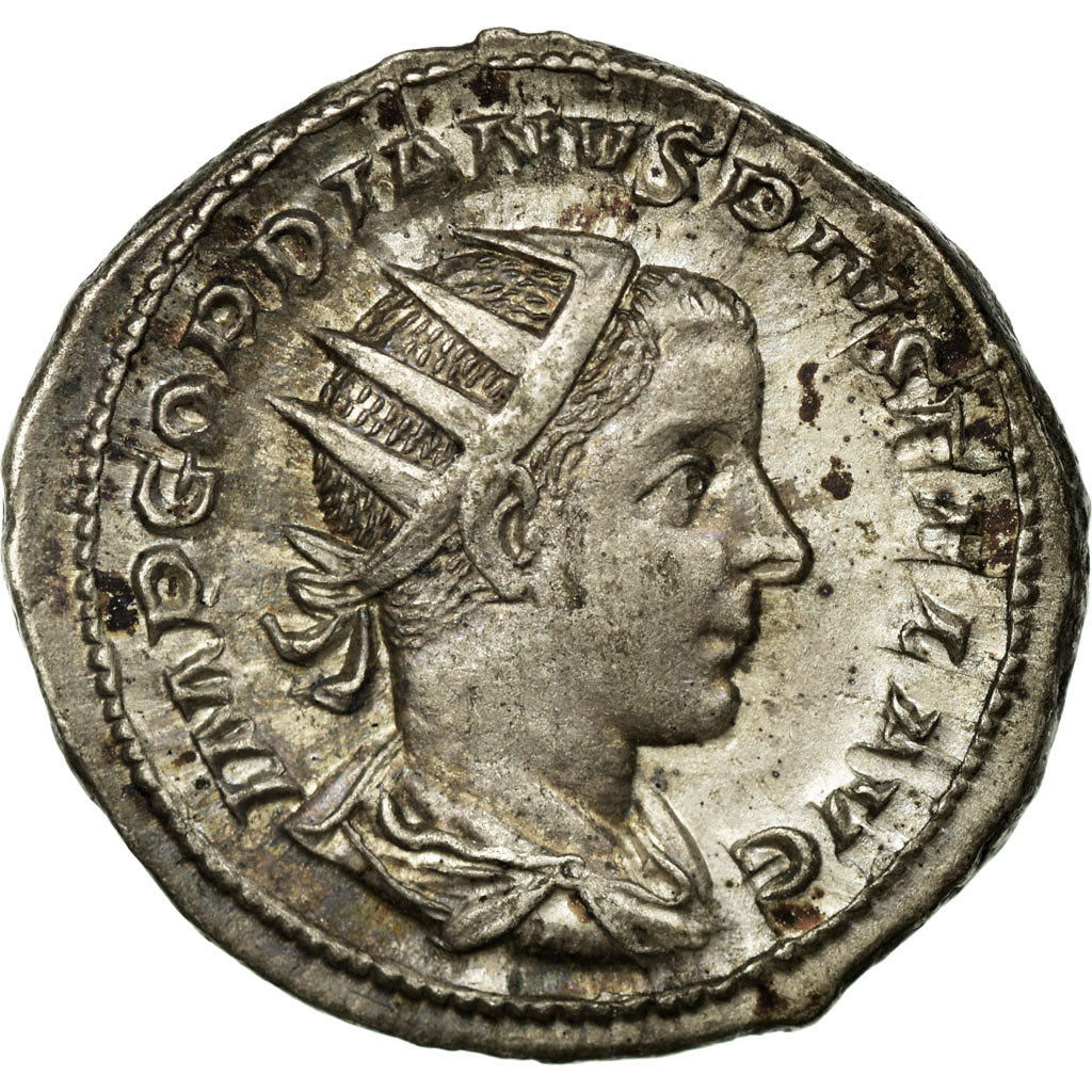 Gordian III, Antoninianus, Billon, AU(50-53), Cohen:237