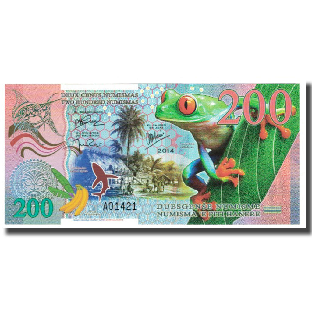 Nota, Austrália, Tourist Banknote, 2014, 200 NUMISMAS, UNC(65-70)