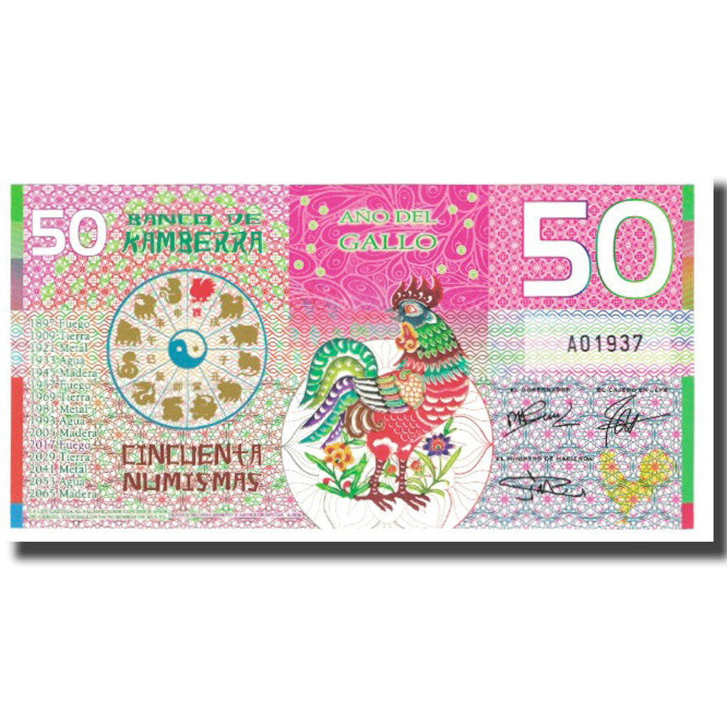 Banknote, Australia, Tourist Banknote, 2017, 50 NUMISMAS, UNC(65-70)