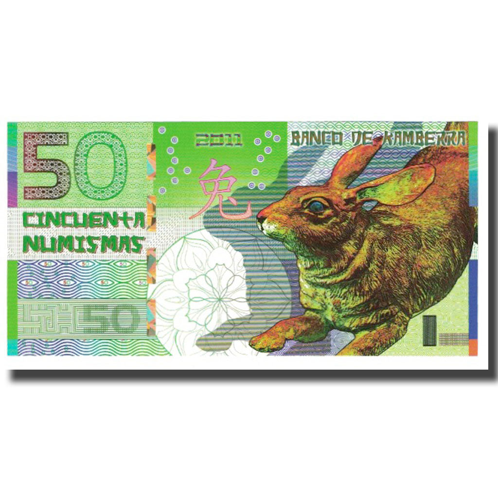 Nota, Austrália, Tourist Banknote, 2011, 50 NUMISMAS, UNC(65-70)