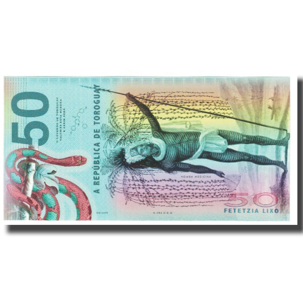 Banknote, Spain, Tourist Banknote, 2018, 50 TETZIA BANCO TOROGUAY, UNC(65-70)
