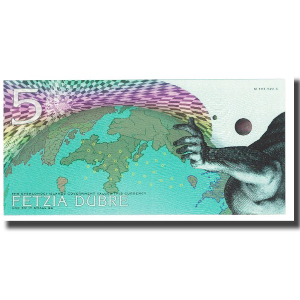 Billet, Serbie, Billet Touristique, 2018, 5 DUBRE BANK OF EVSHLOHOGI, NEUF