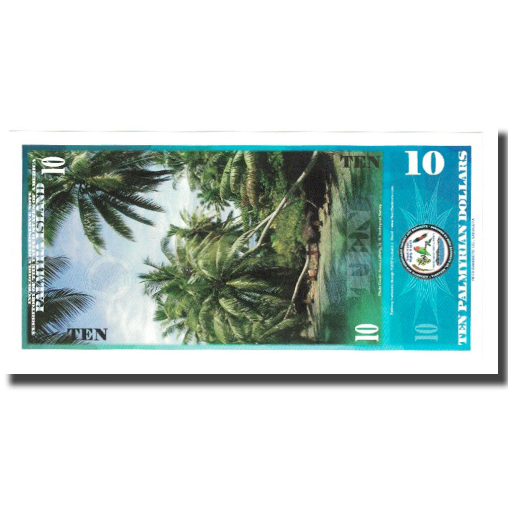 Banknote, United States, 10 Dollars, 2018, 2018-01-01, PALMYRA ISLAND