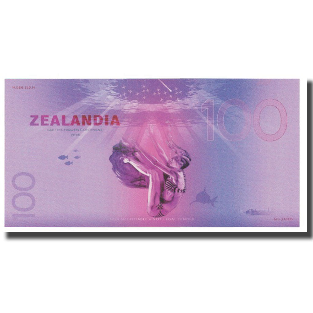 Billete, 100 Dollars, 2018, Australia, ZEALANDIA TASMANTIS LORD HOWE ISLAND, UNC