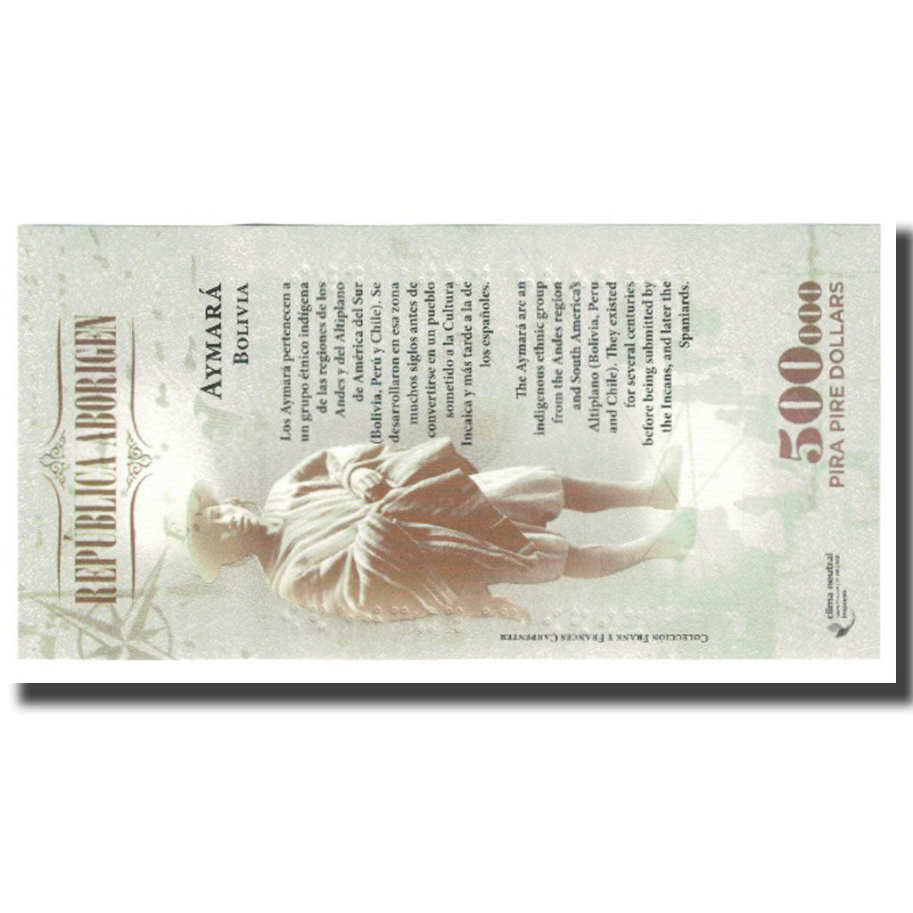 Nota, Austrália, 500 Dollars, 2014, REPUBLICA ARBORIGEN, UNC(65-70)