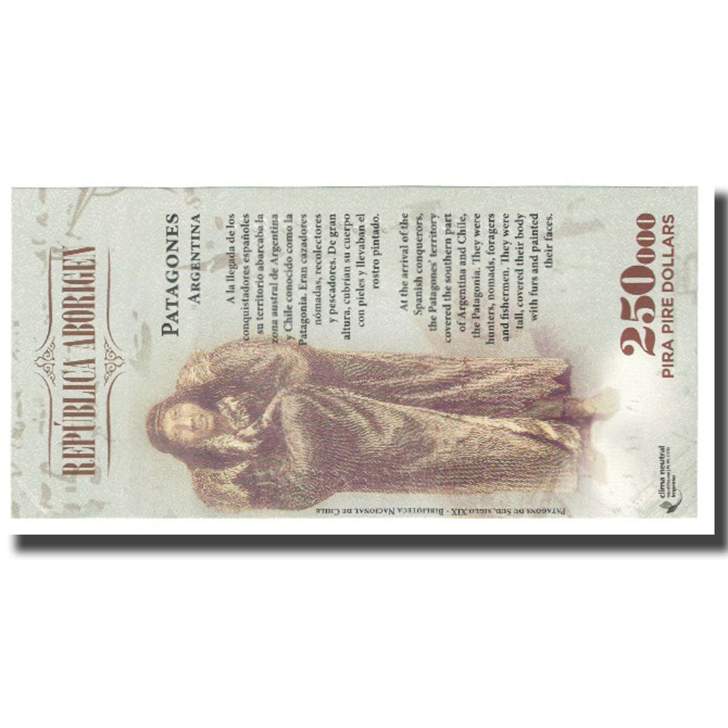 Geldschein, Australien, Dollar, 2014, 250 DOLLARS REPUBLICA ARBORIGEN, UNZ