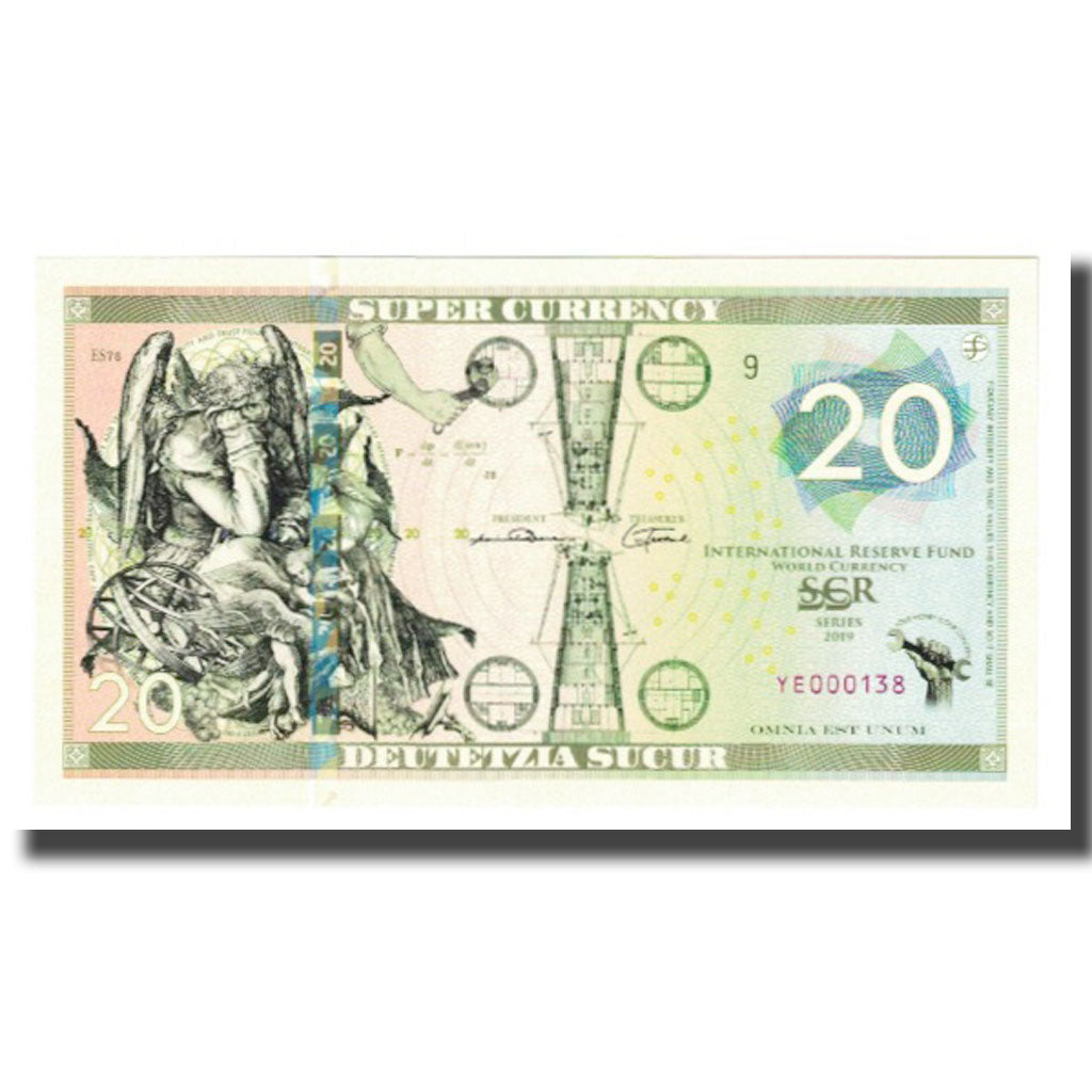Billet, États-Unis, Billet Touristique, 2019, 20 SUCUR INTERNATIONAL RESERVE