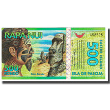 Biljet, Chili, Tourist Banknote, 500 RONGO ISLA DE PASCUA, NIEUW