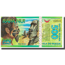 Banknote, Chile, Tourist Banknote, 500 RONGO ISLA DE PASCUA, UNC(65-70)