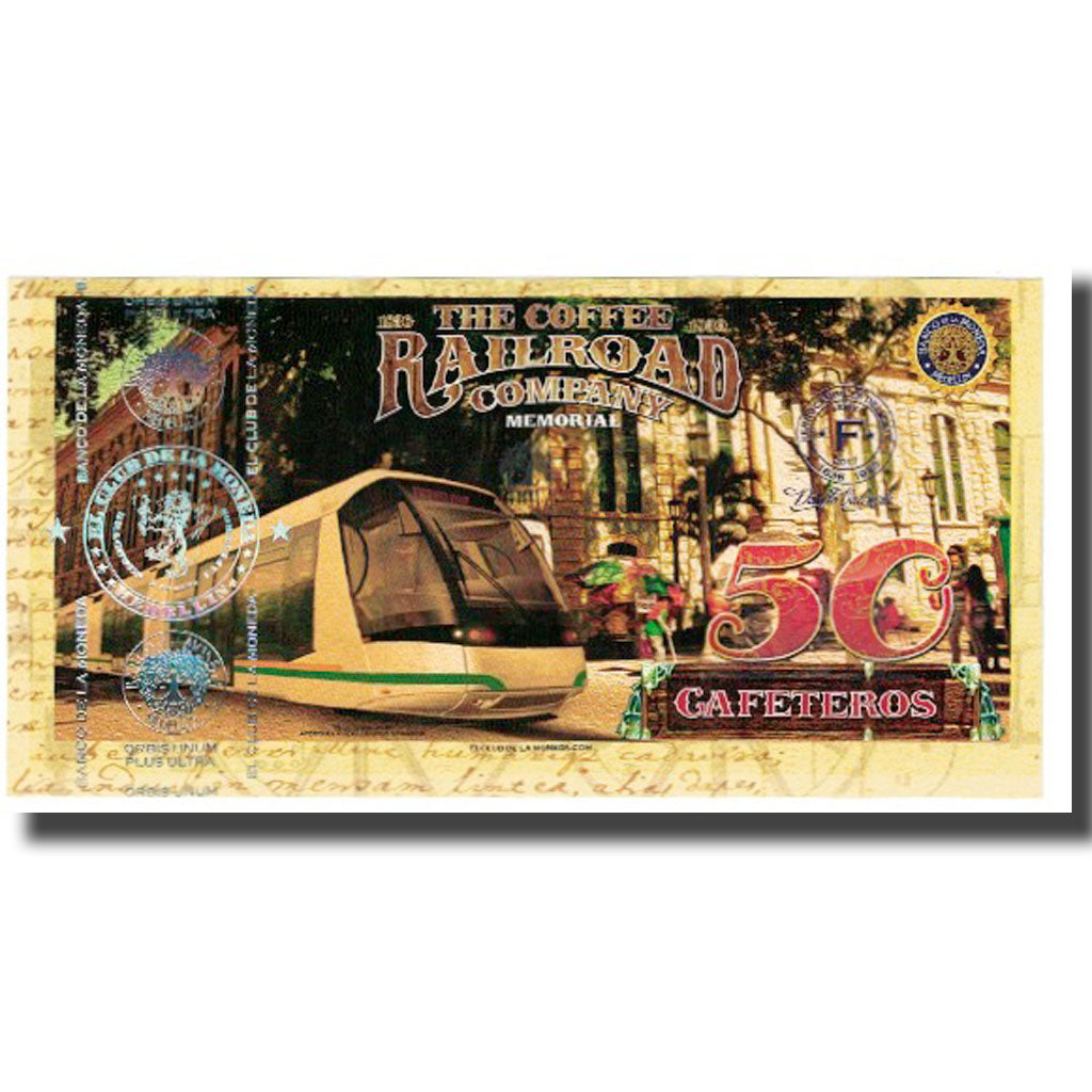 Banknot, Colombia, Tourist Banknote, Undated, Undated, 50 CAFETERIOS EL CLUB DE
