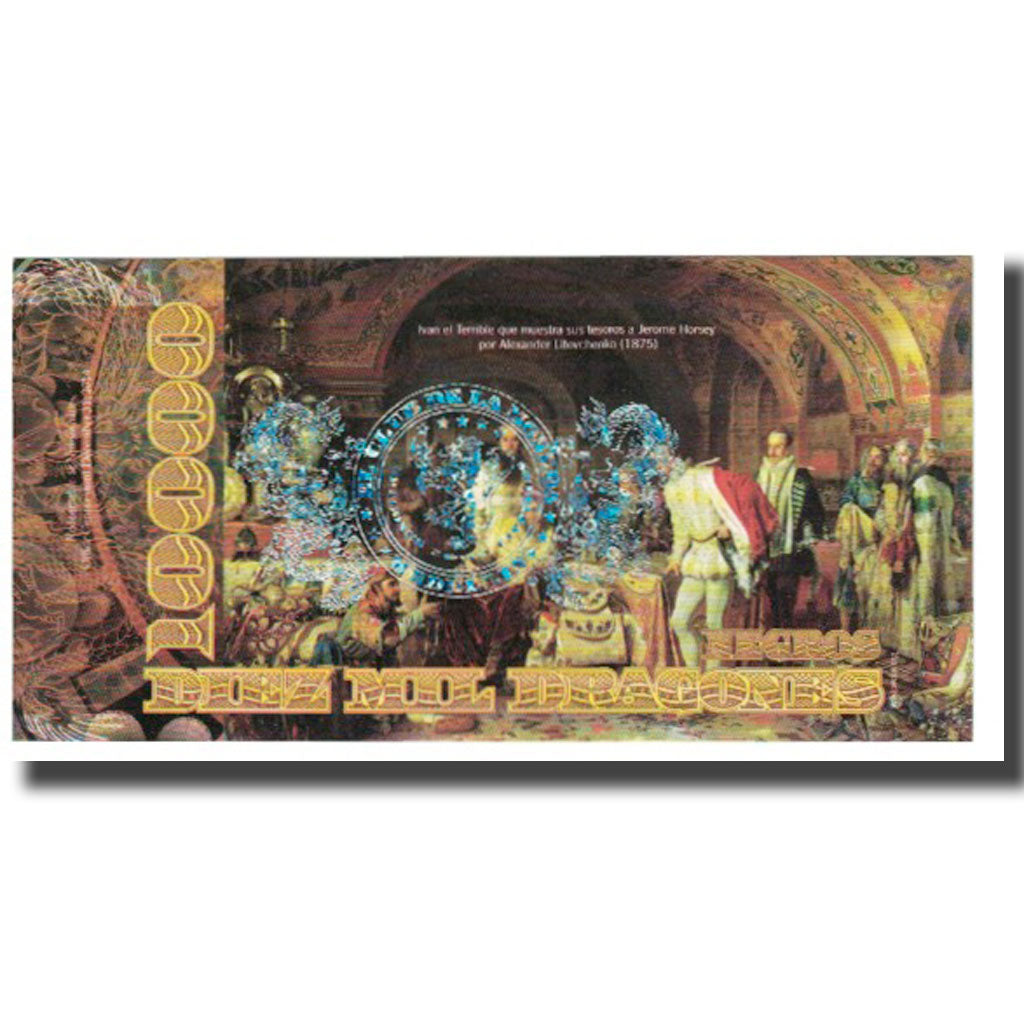 Biljet, Colombia, Tourist Banknote, 2014, 2014-02-15, 10000 DRAGONES EL CLUB DE