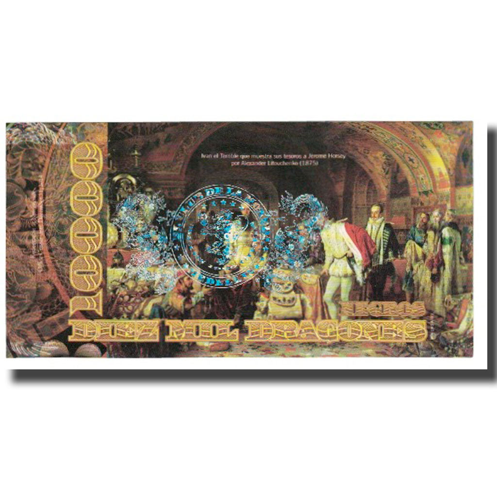 Billete, Tourist Banknote, 2014, Colombia, 2014-02-15, 10000 DRAGONES EL CLUB DE