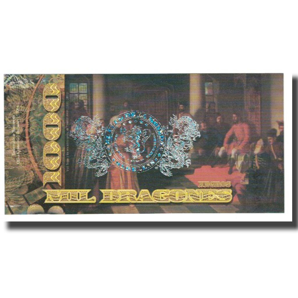 Geldschein, Kolumbien, Tourist Banknote, 2013, 2013-06-28, 1000 DRAGONES EL CLUB