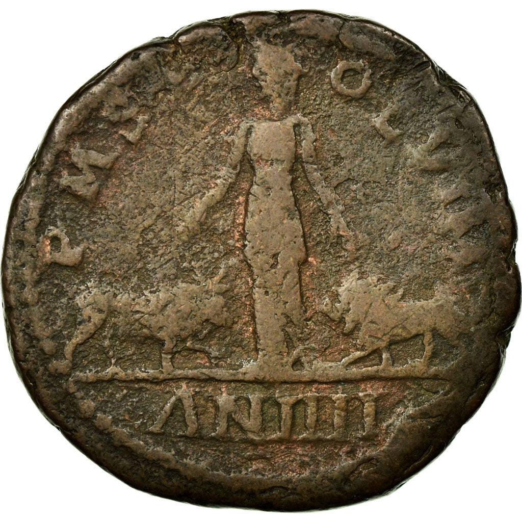 Gordian III, Sestertius, Viminacium, Copper, VF(20-25), Cohen:420