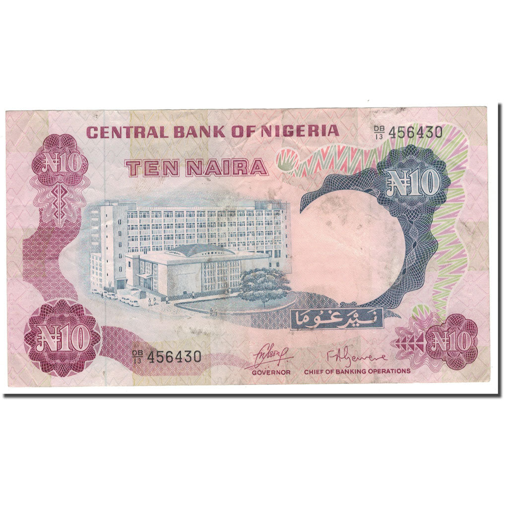 Geldschein, Nigeria, 10 Naira, KM:17a, S