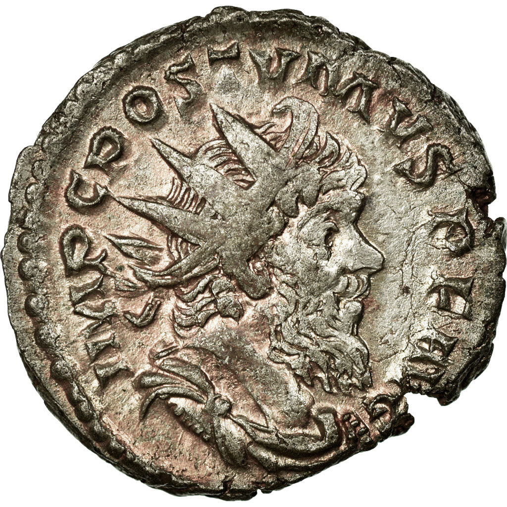 Postumus, Antoninianus, 260-269, Trier or Cologne, Billon, EF(40-45), Cohen:199