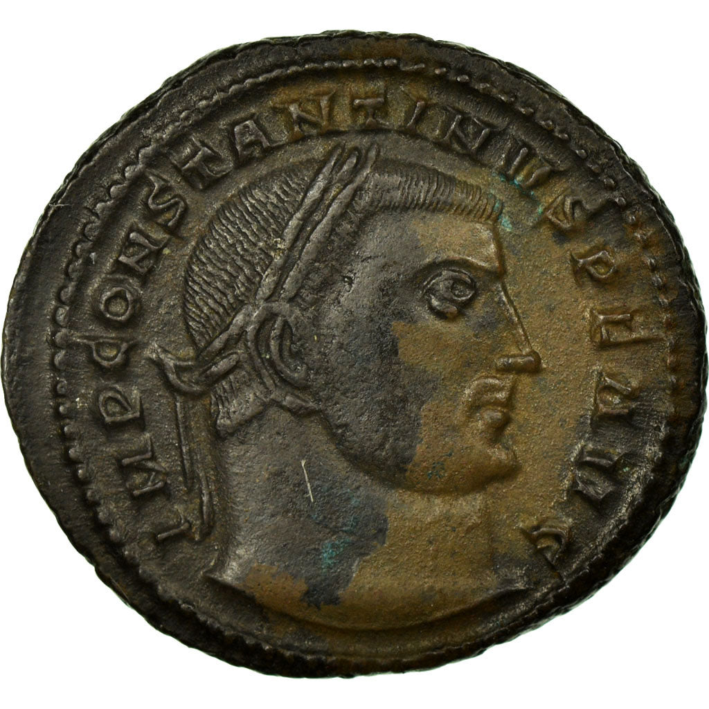 Constantine I, Nummus, Siscia, Copper, AU(55-58), Cohen:310