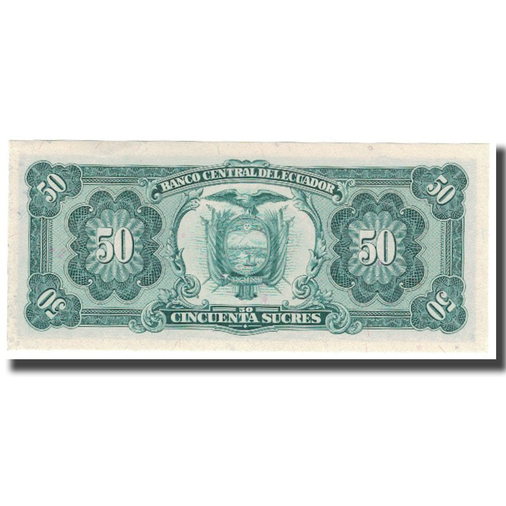 Banknote, Ecuador, 50 Sucres, 1984, 1984-09-05, KM:122a, UNC(65-70)
