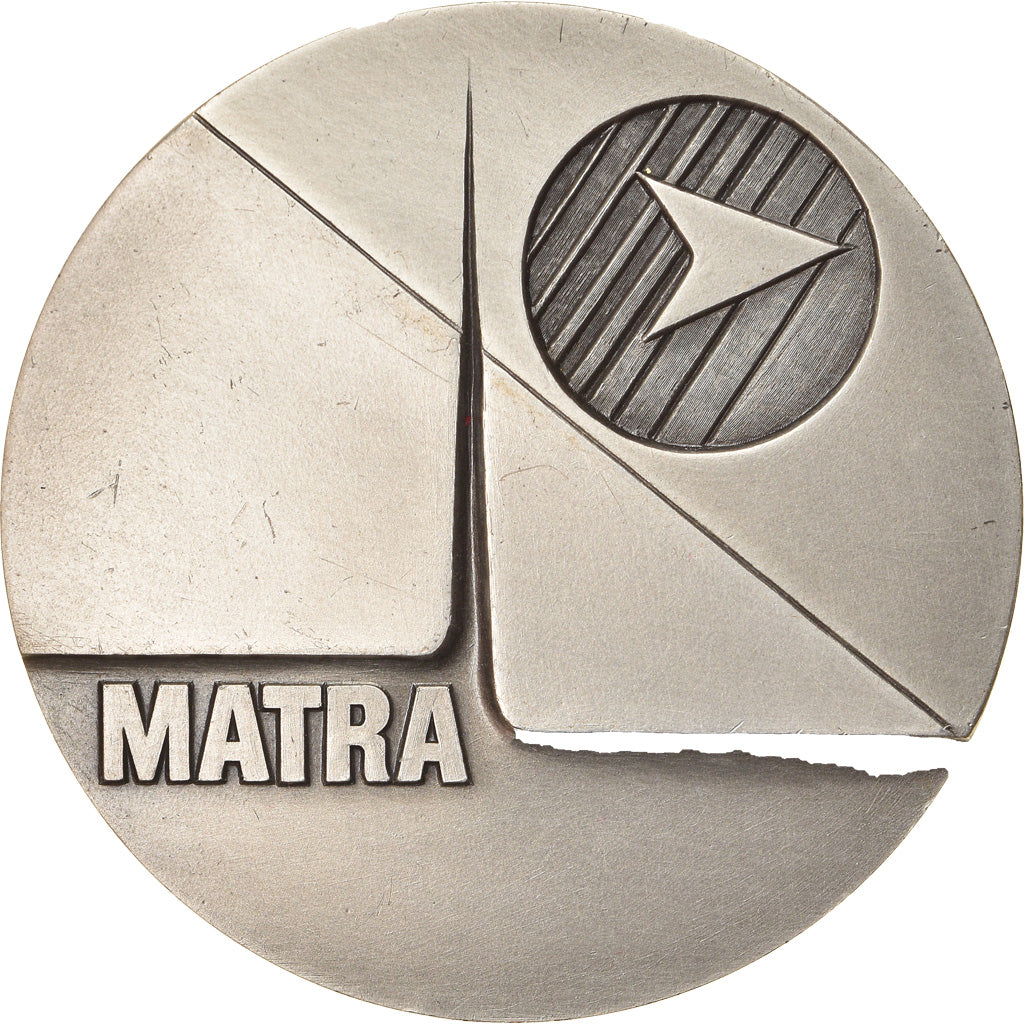 France, Medal, MATRA, Automobile, 1979, Bouyon, MS(63), Silver