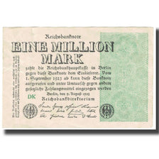 Banknote, Germany, 1 Million Mark, 1923, 1923-08-09, KM:101, UNC(63)