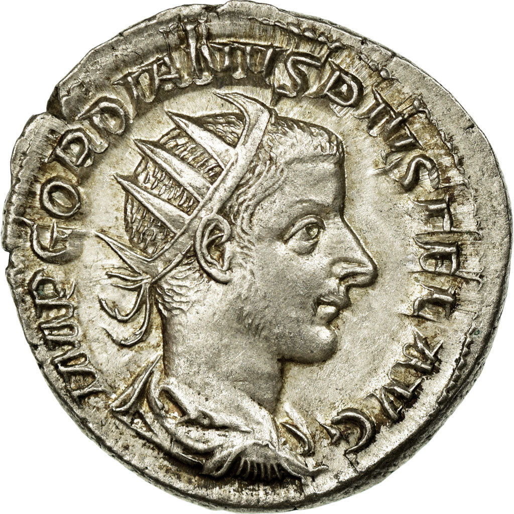 Gordian III, Antoninianus, Billon, AU(50-53), Cohen:81