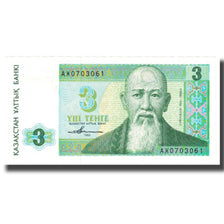 Billet, Kazakhstan, 3 Tenge, 1993, KM:8a, NEUF