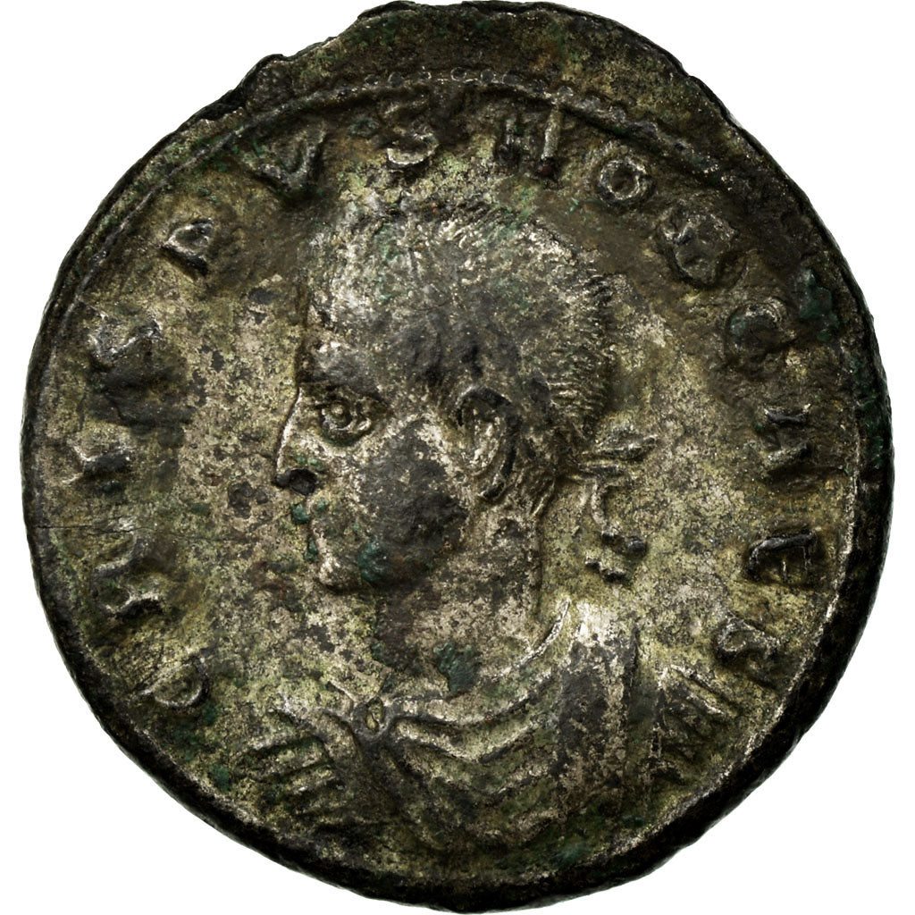 Crispus, Nummus, Thessalonica, Copper, EF(40-45), Cohen:166