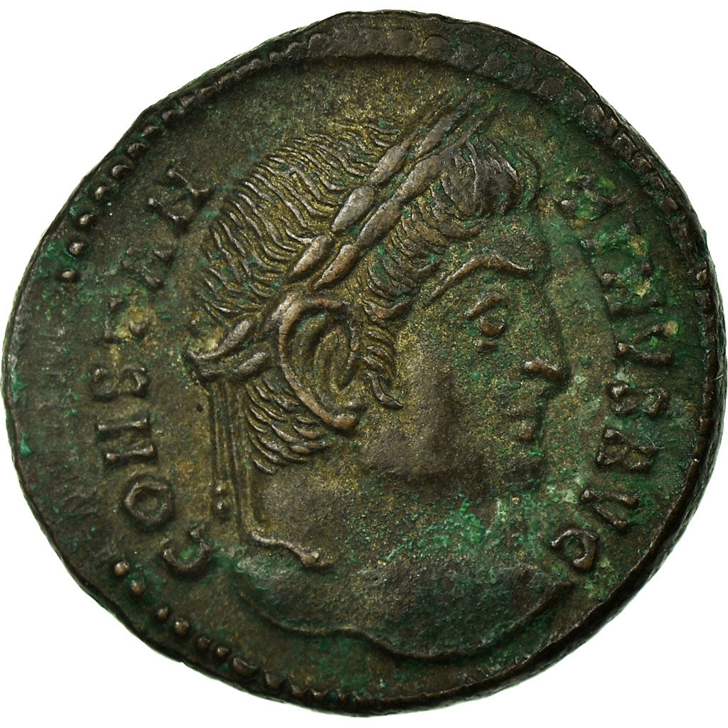 Constantine I, Nummus, Lugdunum, Copper, MS(60-62), Cohen:487