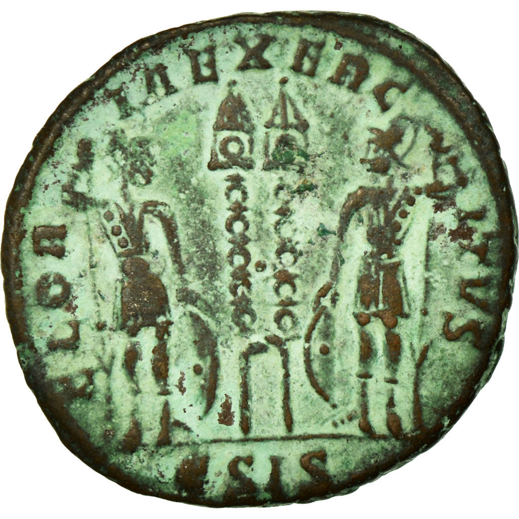 Constantine II, Nummus, Siscia, Copper, AU(55-58), Cohen:114