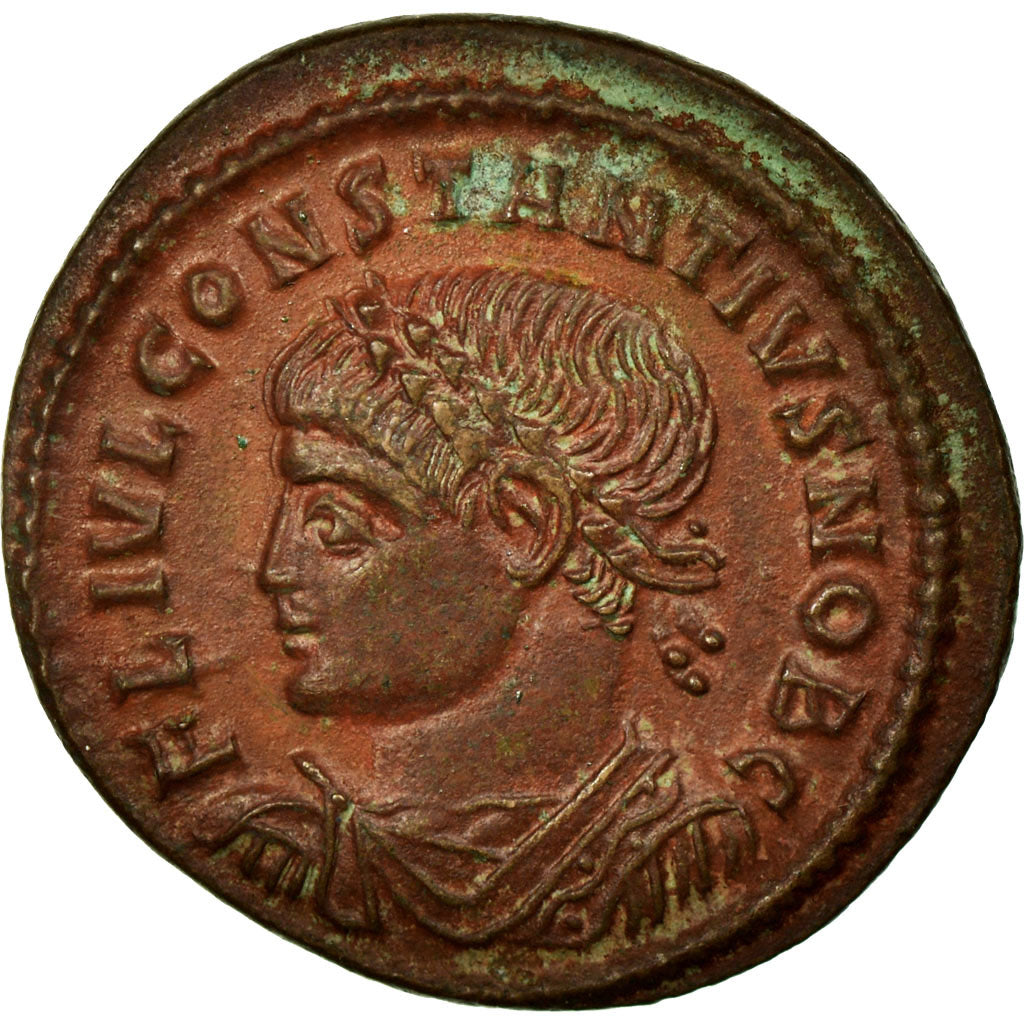 Constantius II, Nummus, Constantinople, Copper, MS(60-62), Cohen:167