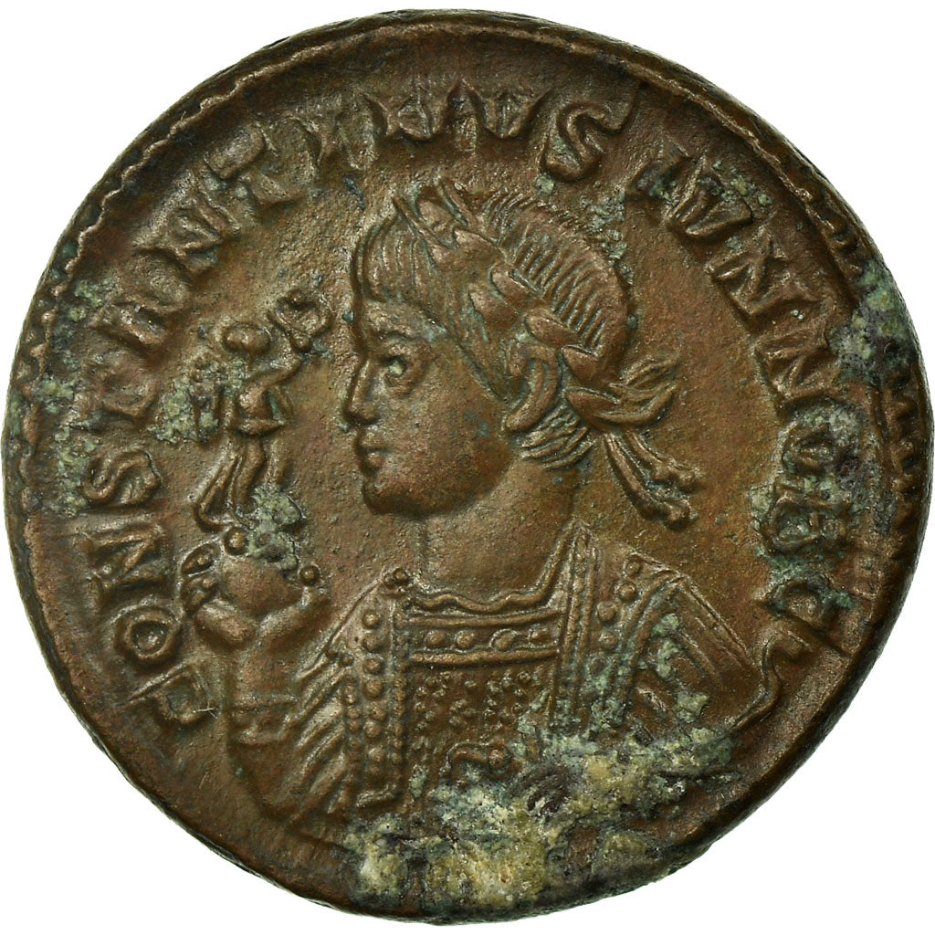 Constantine II, Nummus, Treveri, Copper, MS(60-62), Cohen:manque