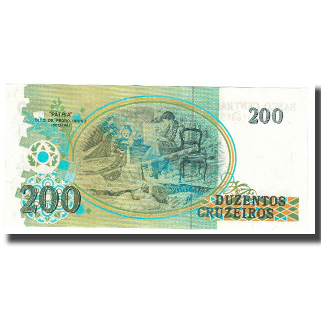 Banknote, Brazil, 200 Cruzeiros, KM:229, UNC(65-70)