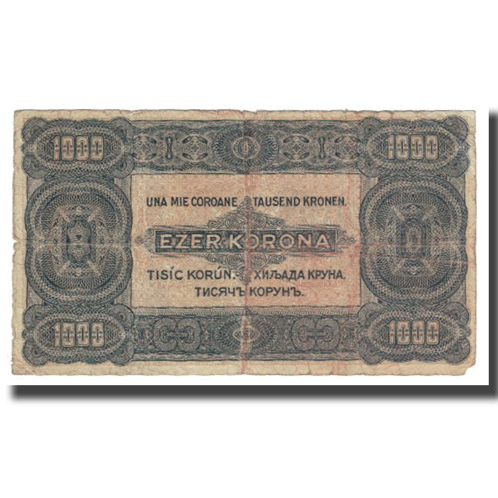 Billet, Hongrie, 1000 Korona, 1923, 1923-07-01, KM:66a, TB