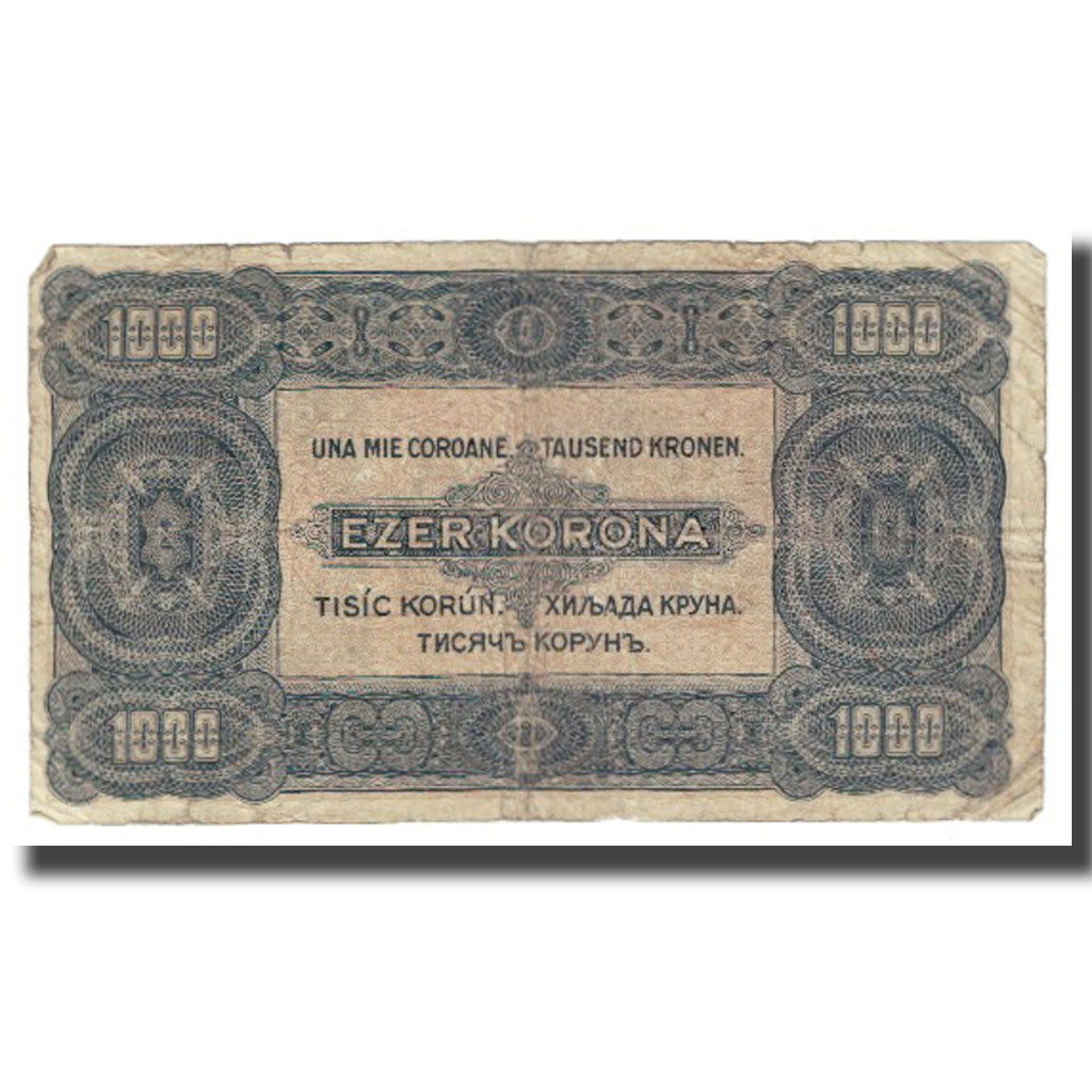 Billet, Hongrie, 1000 Korona, 1923, 1923-07-01, KM:66a, TB