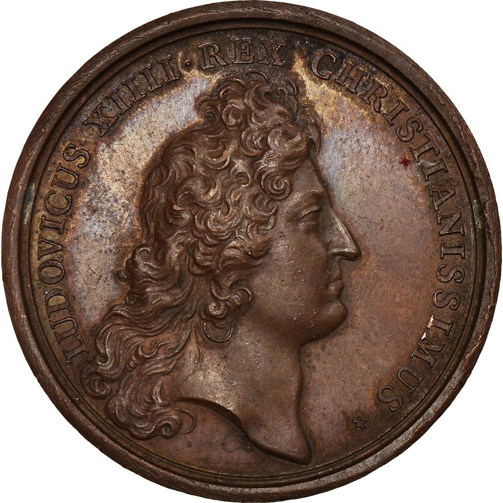 France, Médaille, Louis XIV, 1679, Bronze, SUP, Divo:178